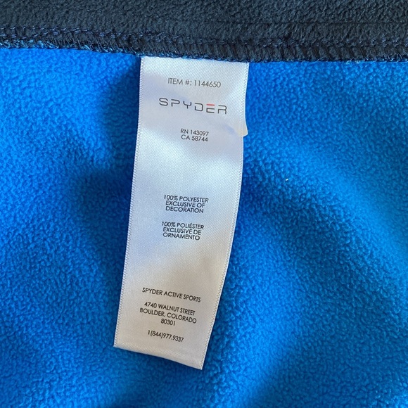 Spyder Zip Jacket. Medium. - Picture 5 of 7